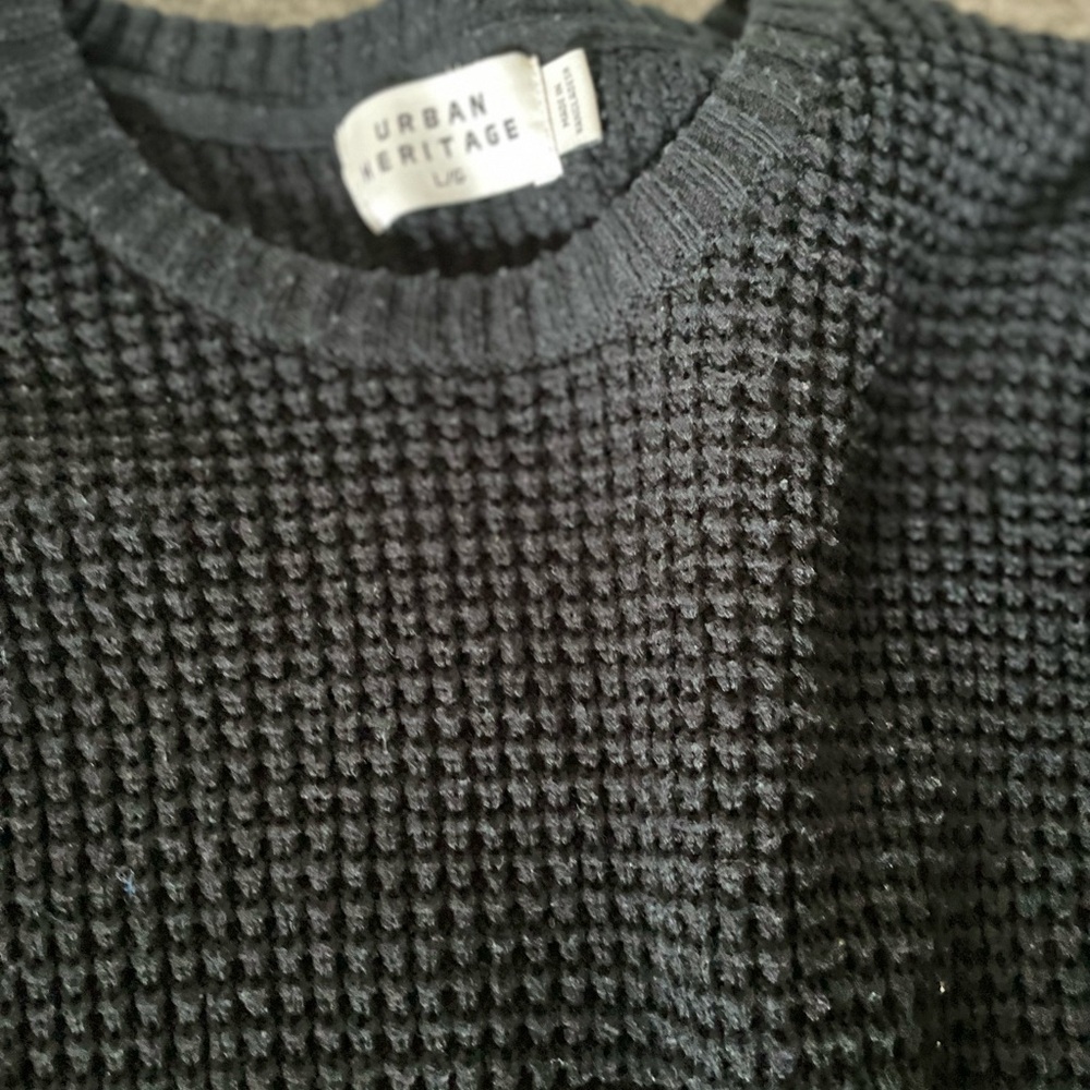 Urban Heritage Charcoal Crewneck Sweater